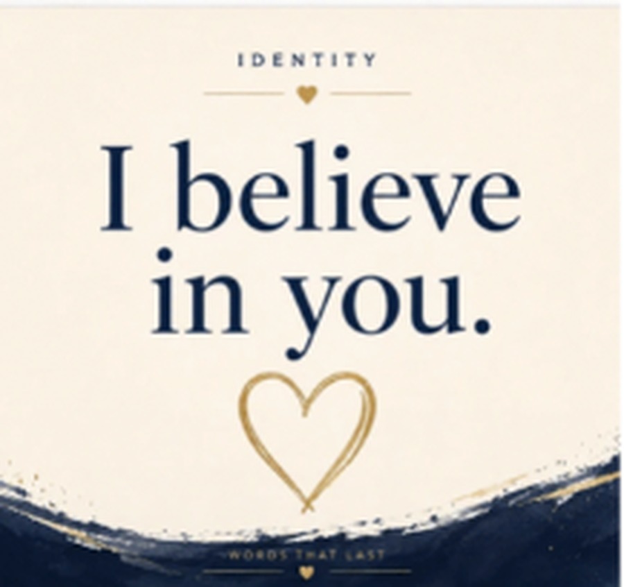 Identity card — I believe in you.